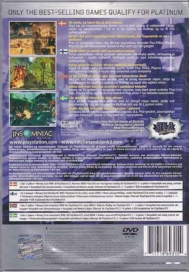 Ratchet & Clank 3 - Platinum - PS2 (B Grade) (Genbrug)
